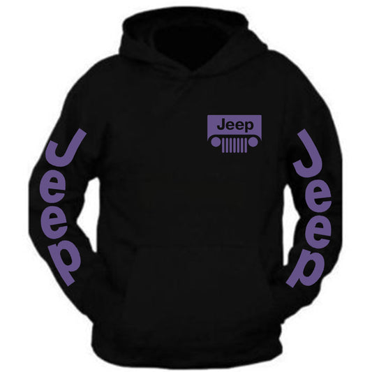 Purple Jeep Hooded Sweatshirt /// Purple jeep // S-5XL /// 4x4 /// Off Road