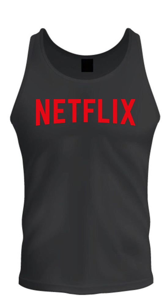 Netflix Movie T-shirt Funny Humor Movie Night Netflix and Chill Tank Top