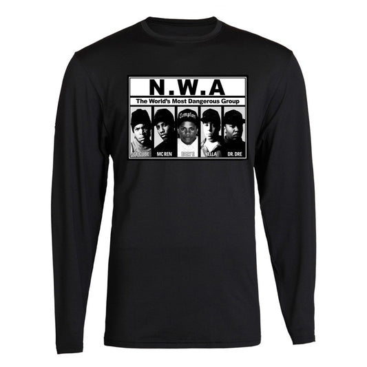 NWA N.W.A.2 Straight Outta Compton Unisex Long Sleeve Tee