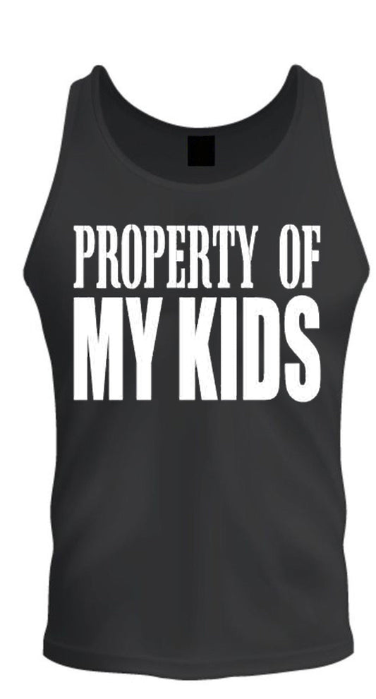 Father's Day Gift for Dad Property Of My Kids Soft Premium Unisex T-Shirt Tank Top