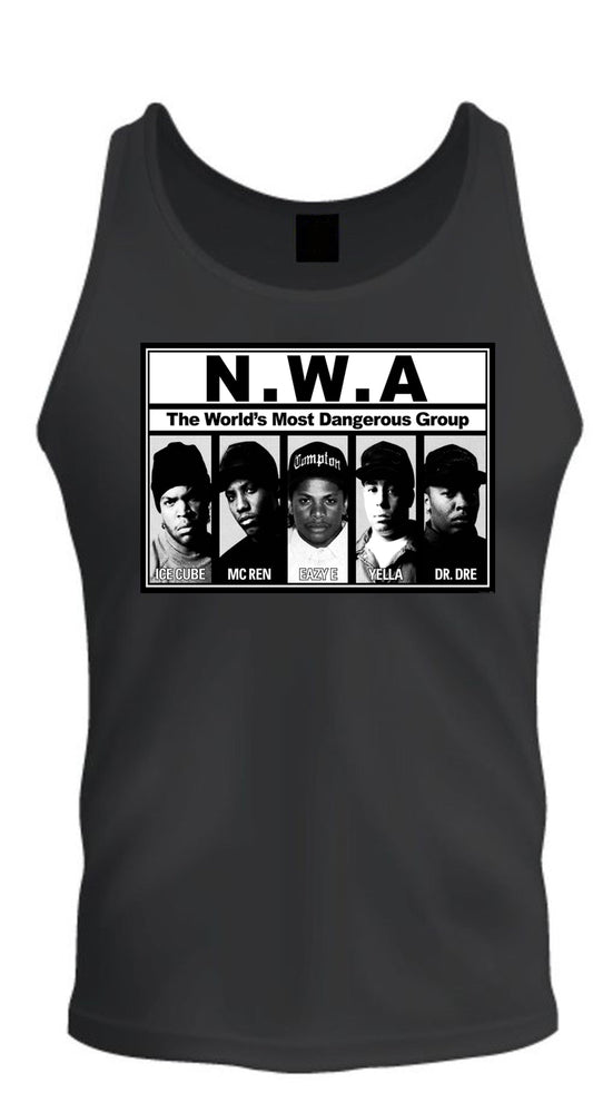 NWA N.W.A.2 Straight Outta Compton Unisex S-2XL tee Tank Top