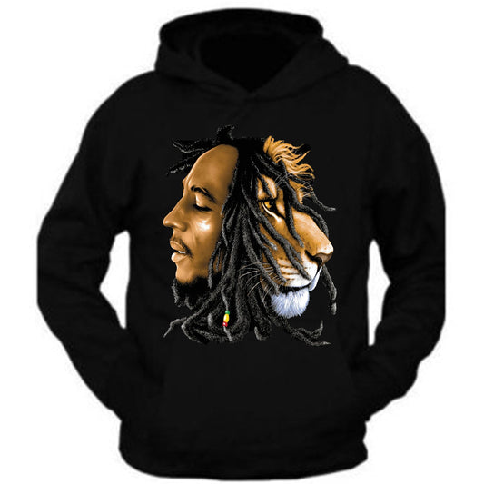 One Love Marley Kingston Jamaica 1945 Rasta Leaf TEE Zion Rootswear Licensed Hoodie