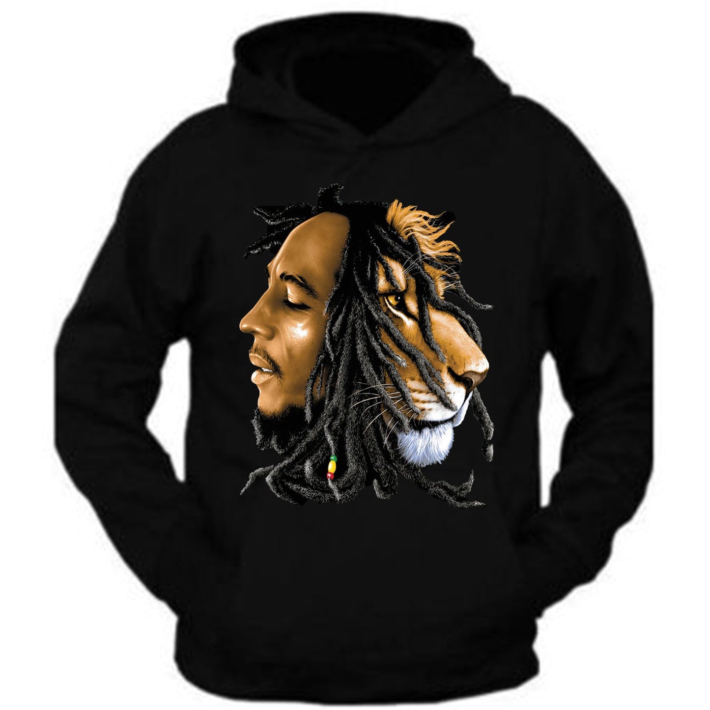 One Love Bob Marley Kingston Jamaica 1945 Rasta Leaf TEE Zion Rootswear Licensed  Hoodie Sweatshirt