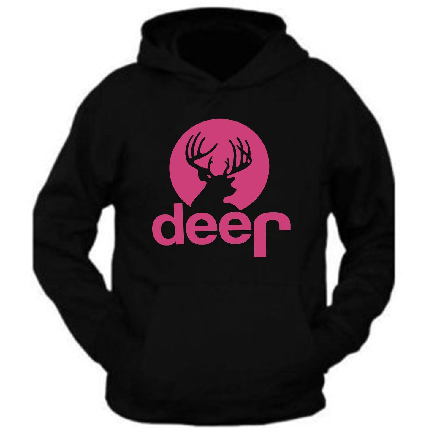 Pink Jeep Sweatshirt Jeep Deer Hunting Buck Shirt Hoodie Sweatshirt (Hoodie)