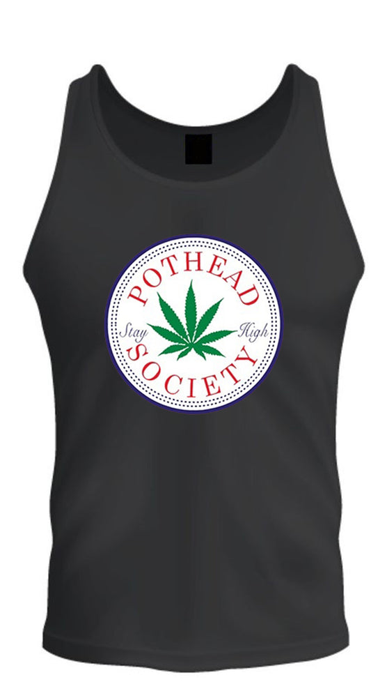 Marijuana Pot Head Society Stay Hight Joint Weed 420 Tee Adult Tee S-2XL tee Tank Top