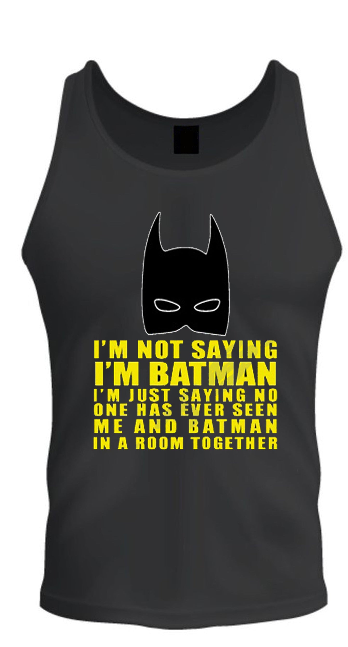 Batman Black Unisex Tee Tank Top S-2XL