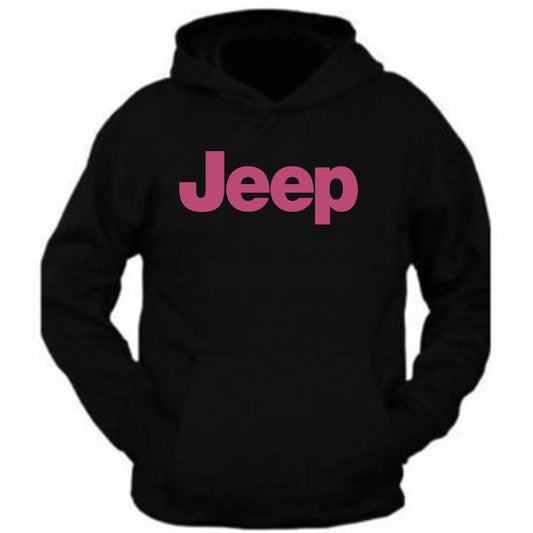 Pink Jeep Hoodie Sweatshirt