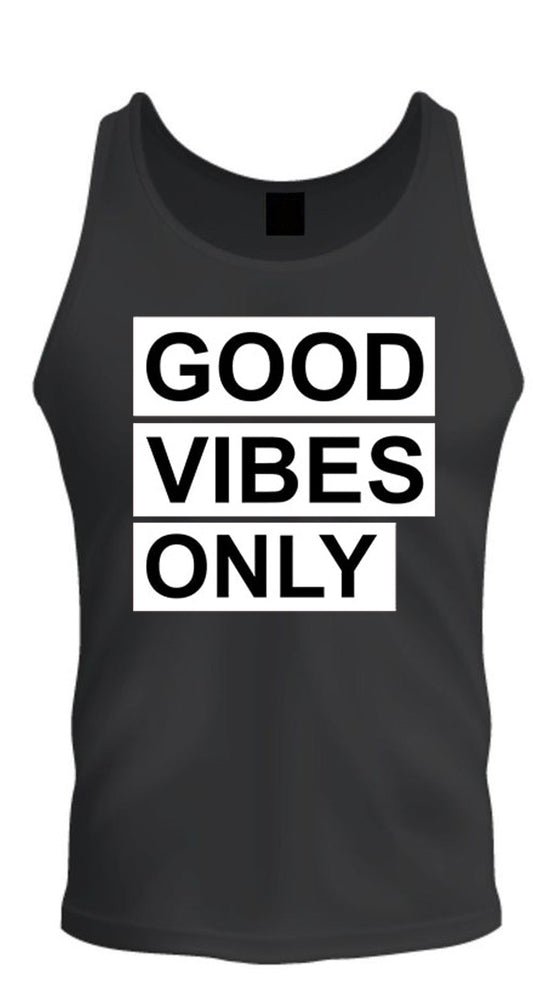 Good Vibes Only sweatshirt Black Unisex Tank Top S-2XL