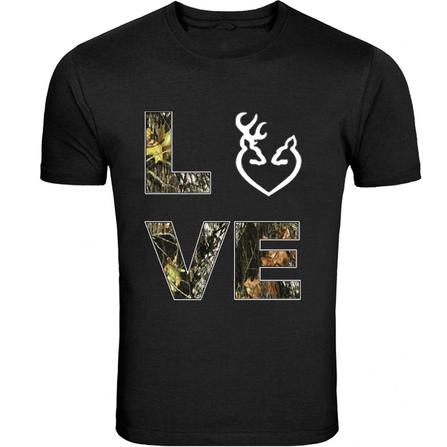 Love Browning Design Black Unisex Tee S - 5XL Black T-shirt