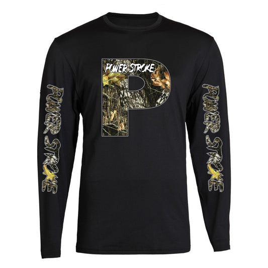 Powerstroke Skull Diesel Power Front Ford Power Stroke Diesel Long Sleeve Tee