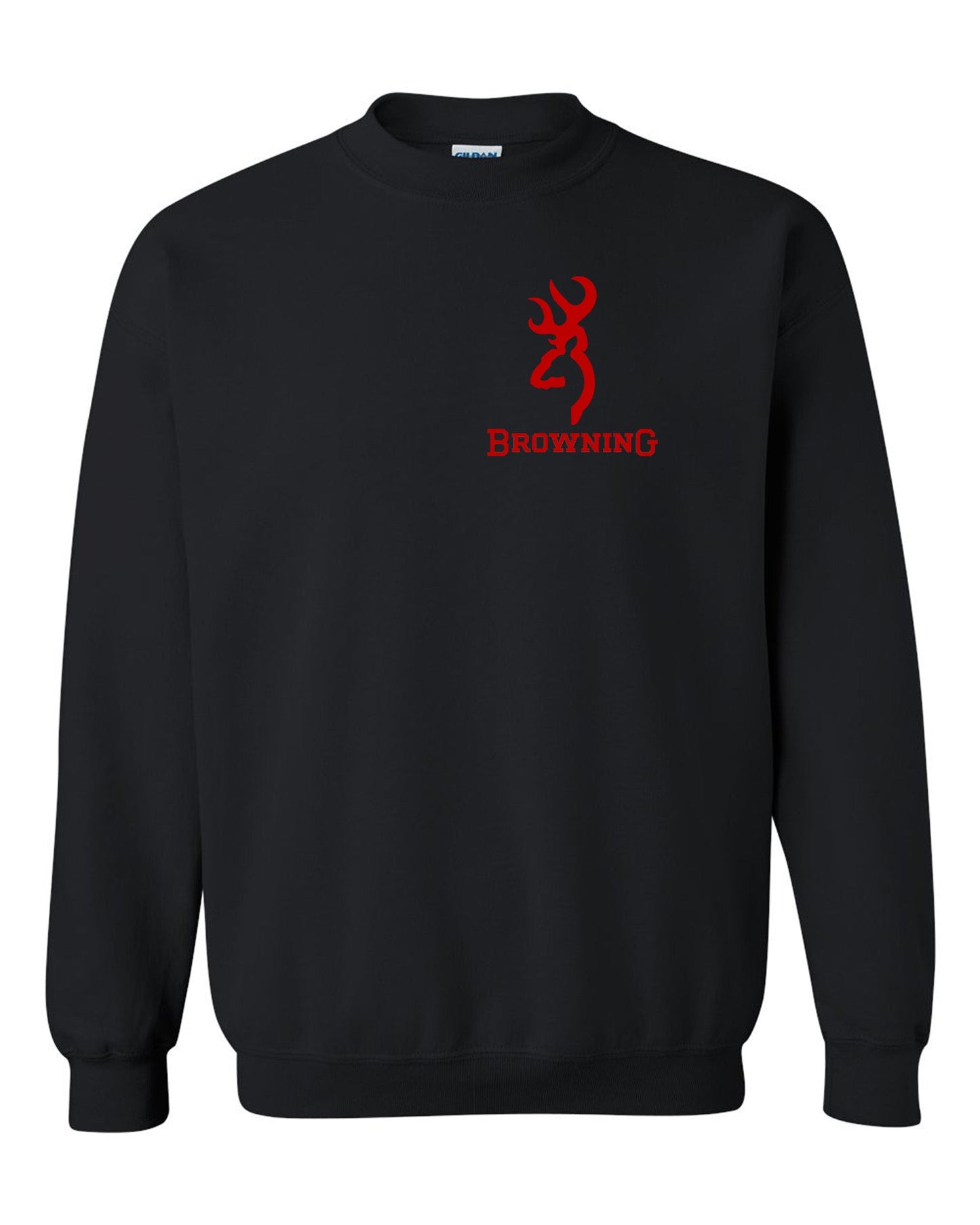 Browning Color Design Black Unisex Crewneck Sweatshirt Tee