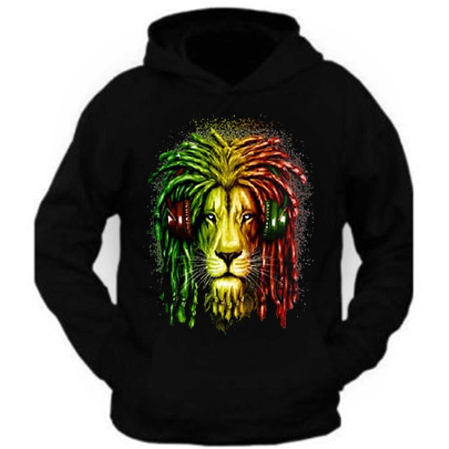 Bob Marley Lion Rasta Jamaica 1945 Rasta Leaf TEE Zion Licensed Hoodie Sweatshirt