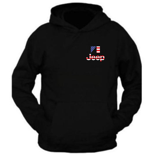 USA Flag Jeep USA tee S-2XL 4x4 Off Hoodie tee