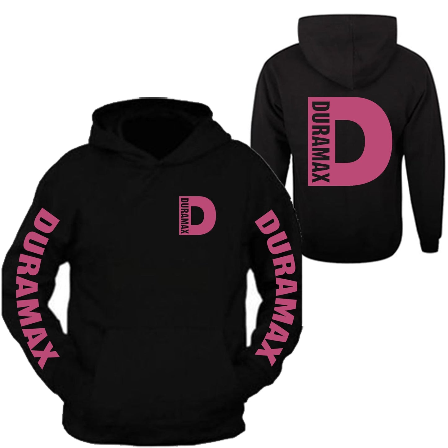 Duramax Hoodie Sweatshirt All Sizes All Colors Front and Back