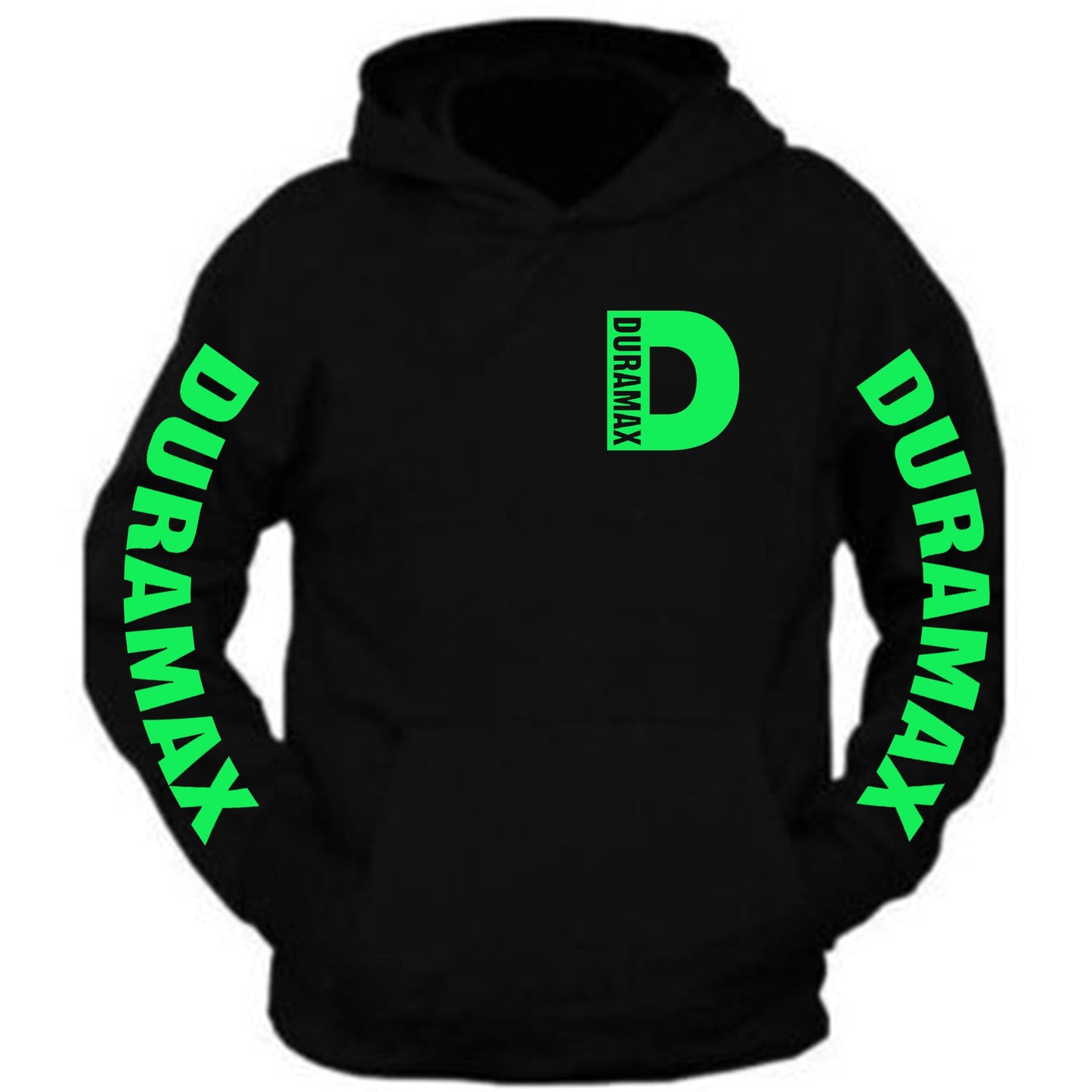 Duramax Hoodie Sweatshirt All Sizes All Colors The Back is Plain