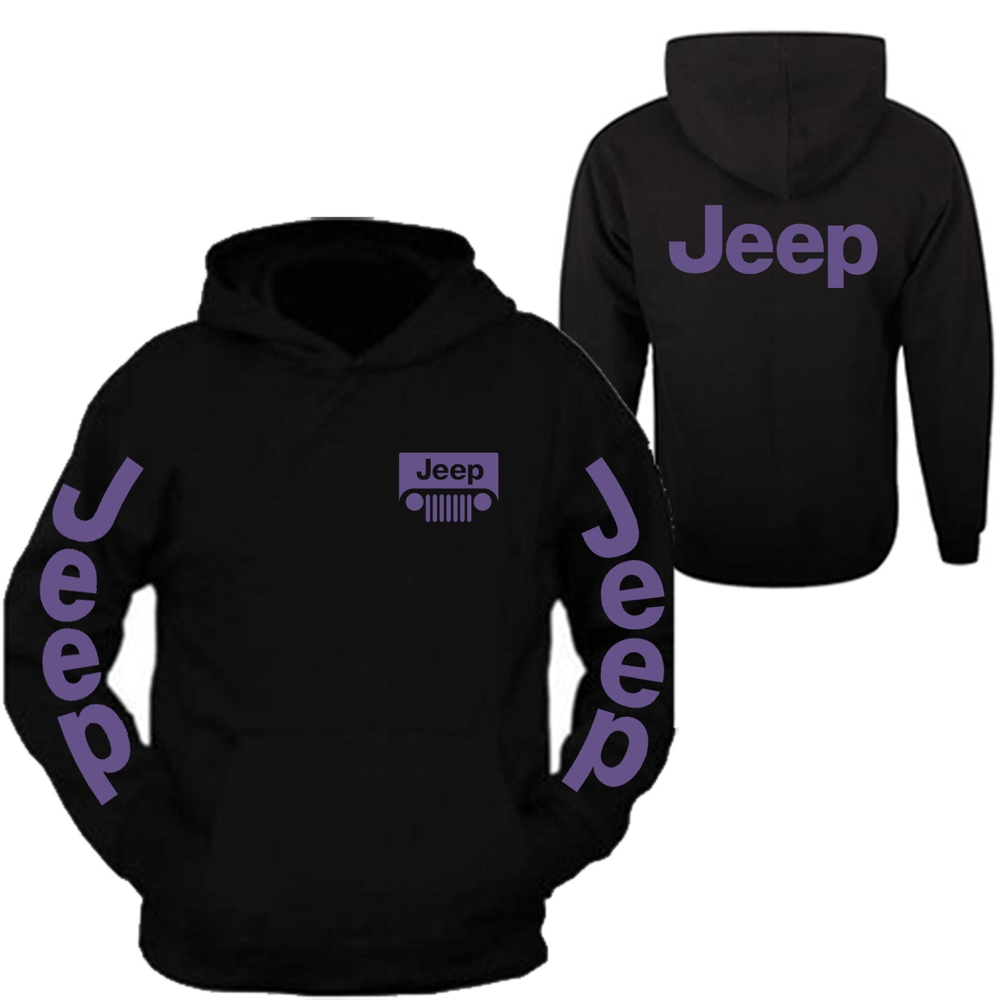 Jeep tee Black Hoodie All Colors  S-5XL 4x4 Off Road Black Hoodie Hooded Sweatshirt