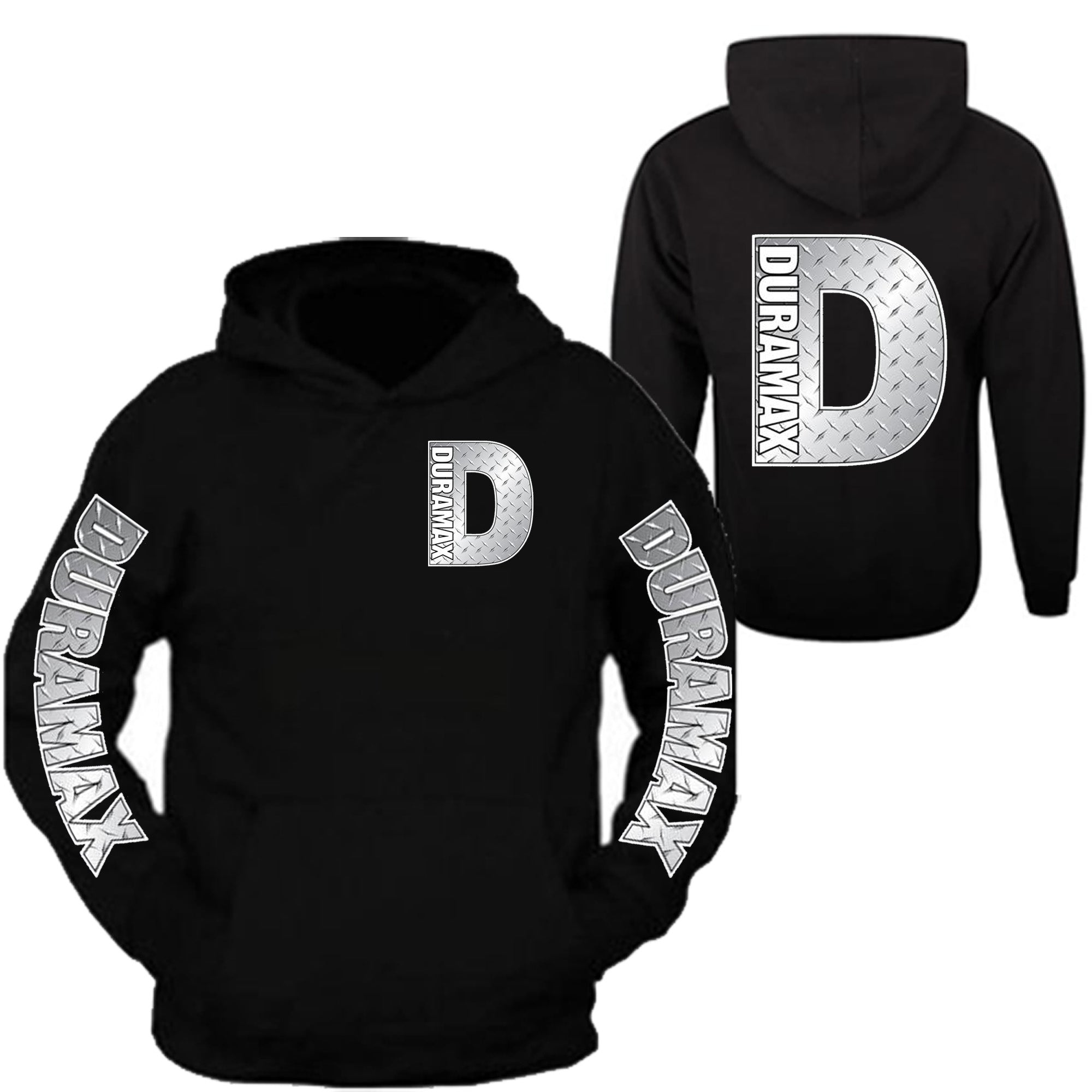 Duramax Hoodie Sweatshirt All Sizes All Colors Front and Back Planet T Shirts