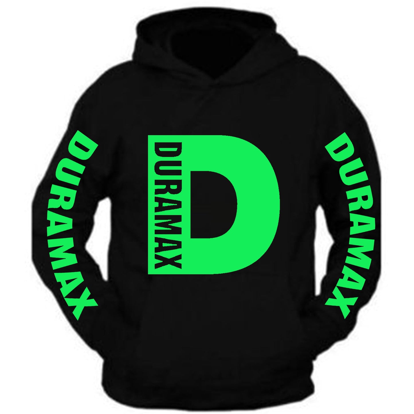 Duramax Big Design All Colors Black Hoodie Hooded Sweatshirt