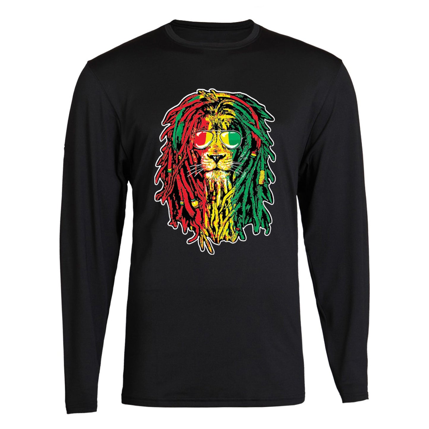 Bob Marley Lion Rasta Jamaica 1945 Rasta Leaf TEE Zion Long Sleeve Tee