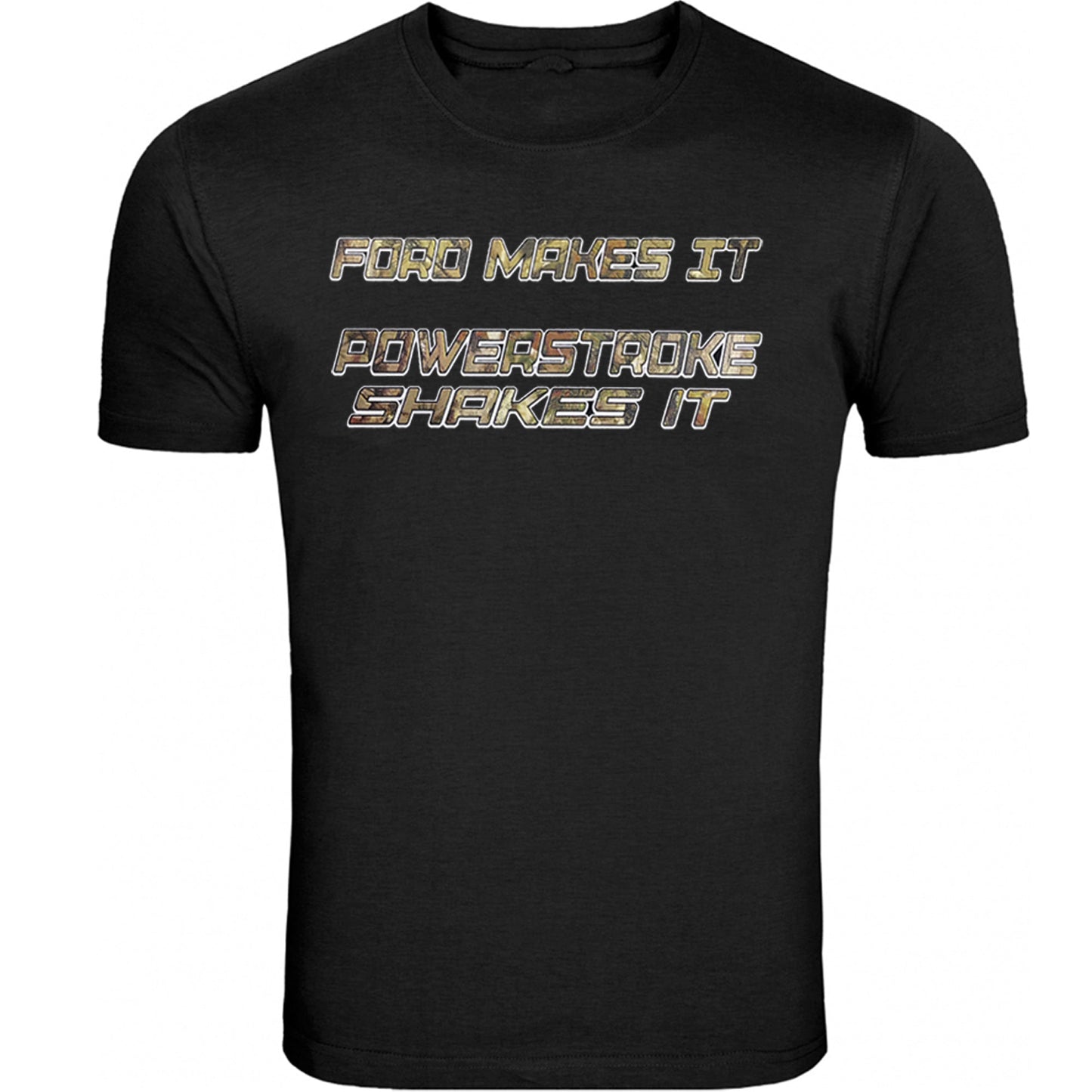 Powerstroke camo Diesel Power Front Ford Power Stroke Diesel T-Shirt Tee