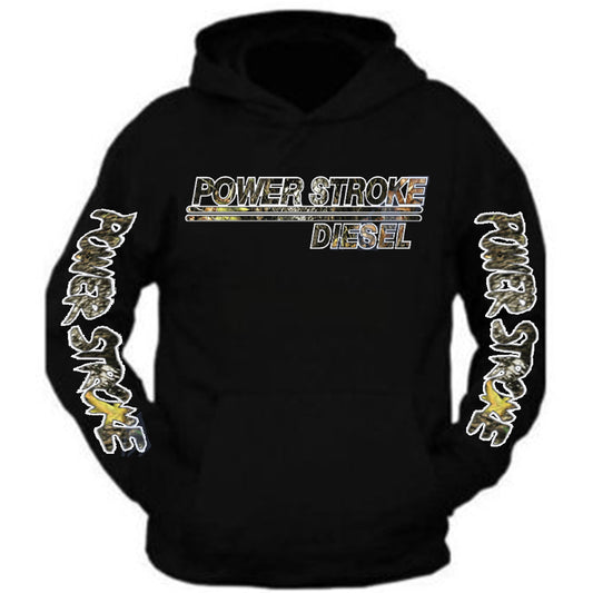 Power stroke camo Diesel Power Hoodie Front Ford Power Stroke Diesel Hoodie S-5XL