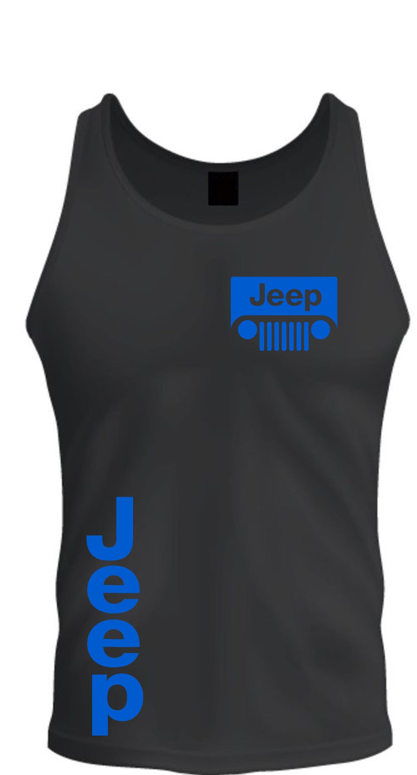 Blue Jeep Tee Tank Top