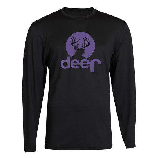 Purple Jeep T-shirt  Jeep Deer Hunting Buck Unisex T-Shirt Long sleeve