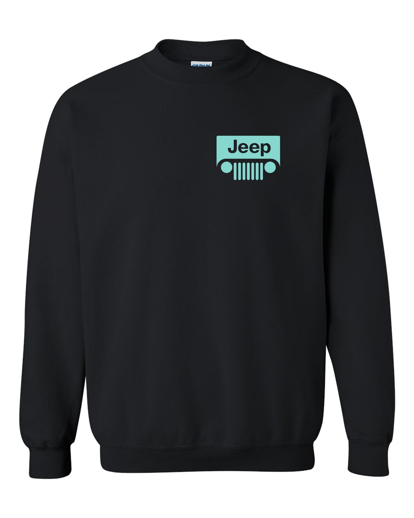 Mint Green Jeep Sweatshirt Jeep Shirt Unisex Crewneck Sweatshirt Tee