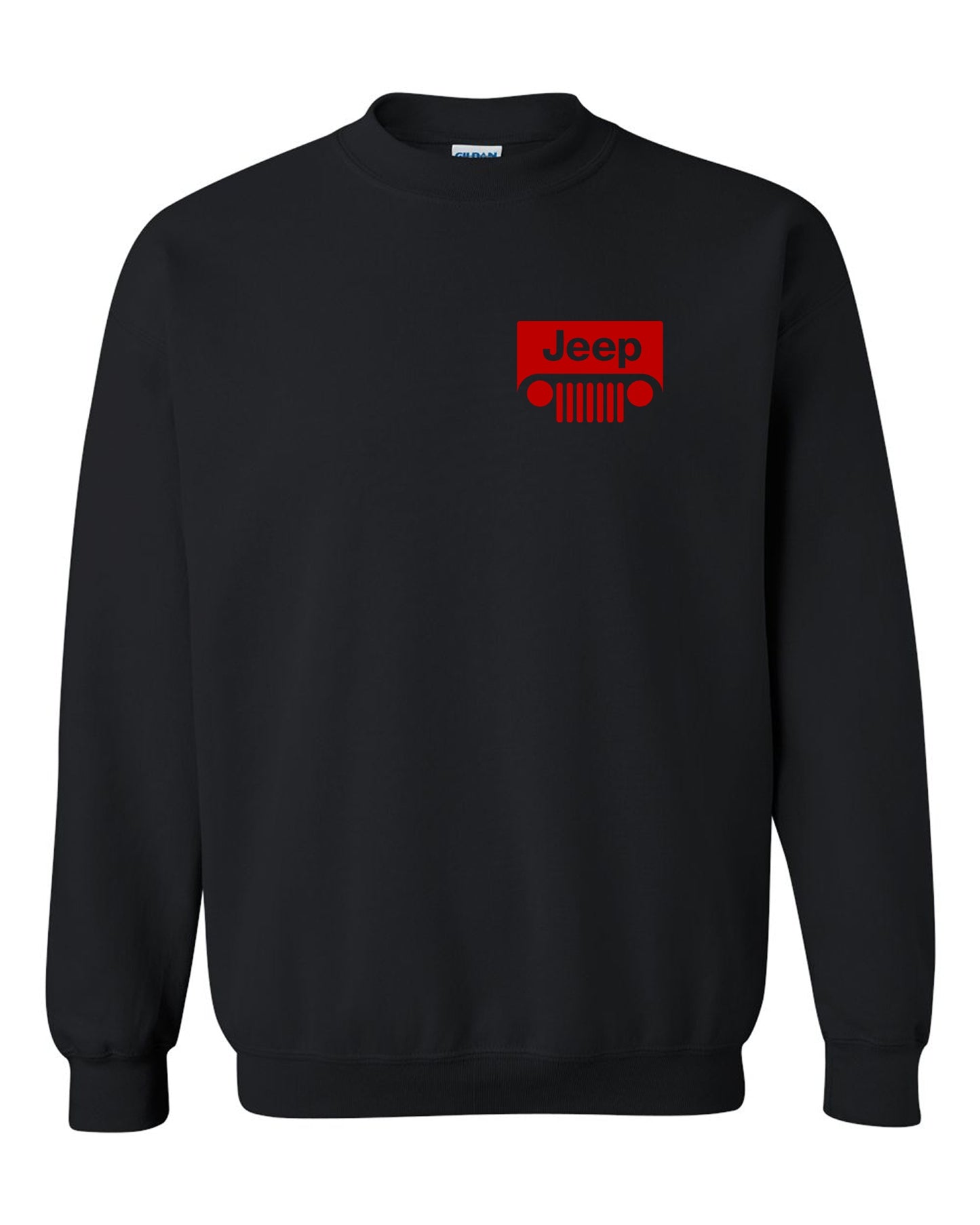 Red Jeep Sweatshirt Jeep Shirt Unisex Crewneck Sweatshirt Tee