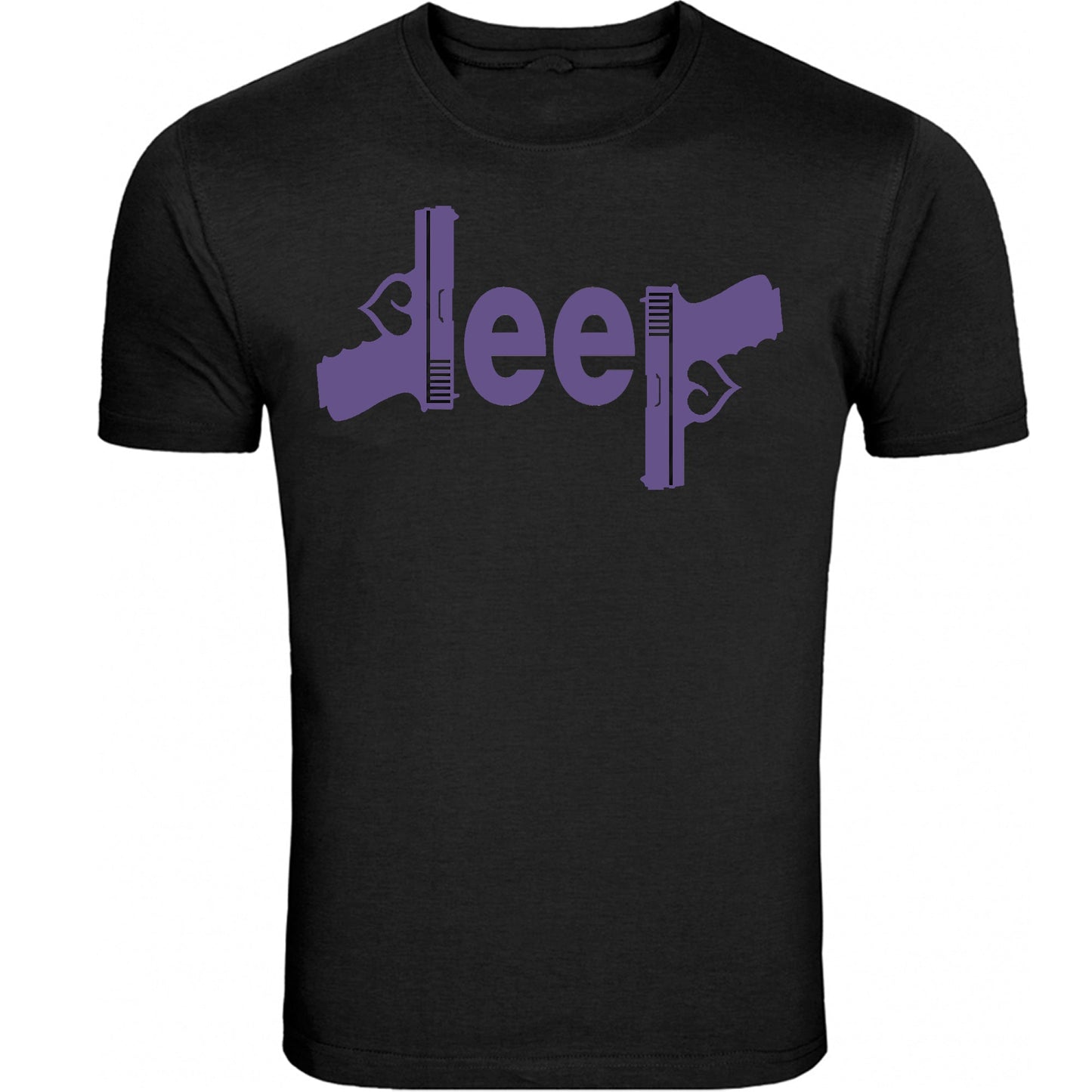 Purple Jeep Gun T-shirt  4x4 /// Off Road S to 5XL Tee