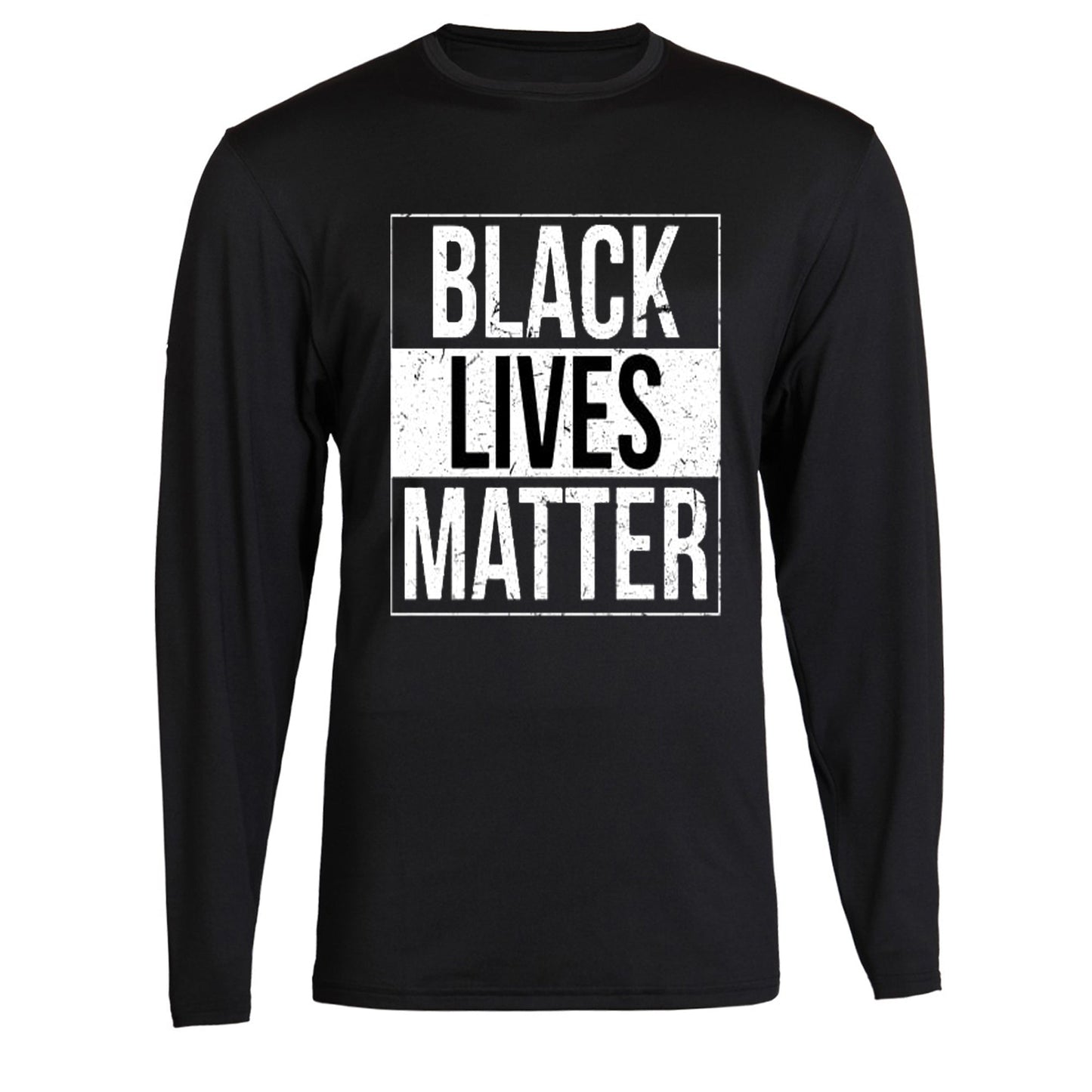 Black Lives Matter i Can't Breathe Tee S - 2XL Black Long Sleeve tee