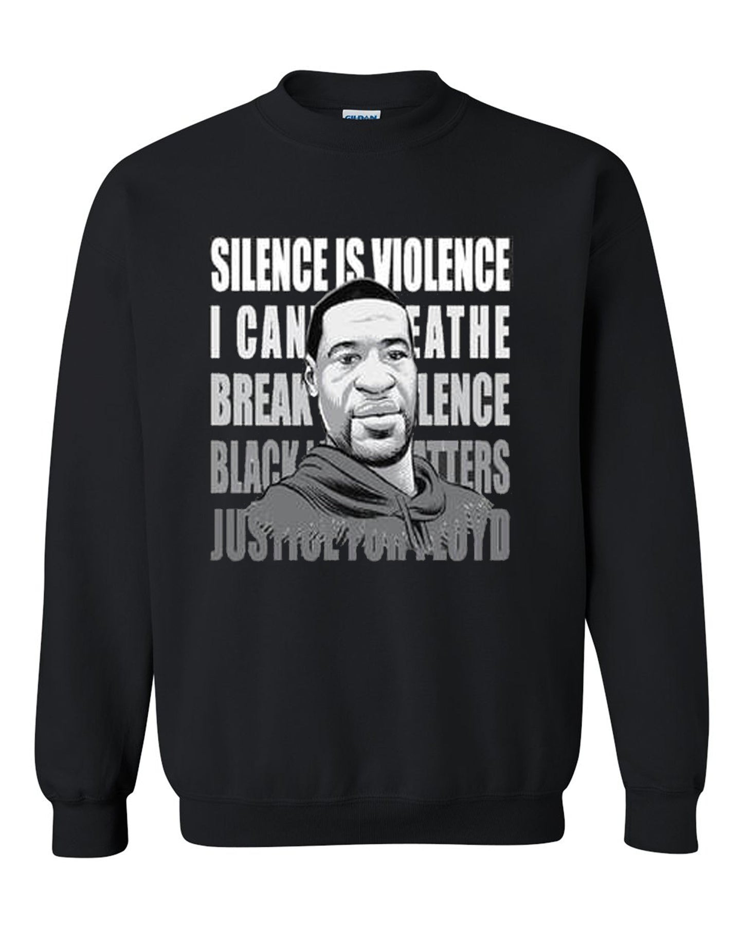 I CANT BREATHE Silence is Violence black Lives matter support t shirt Hoodies Sweatshirt Long Sleeve Tank Top