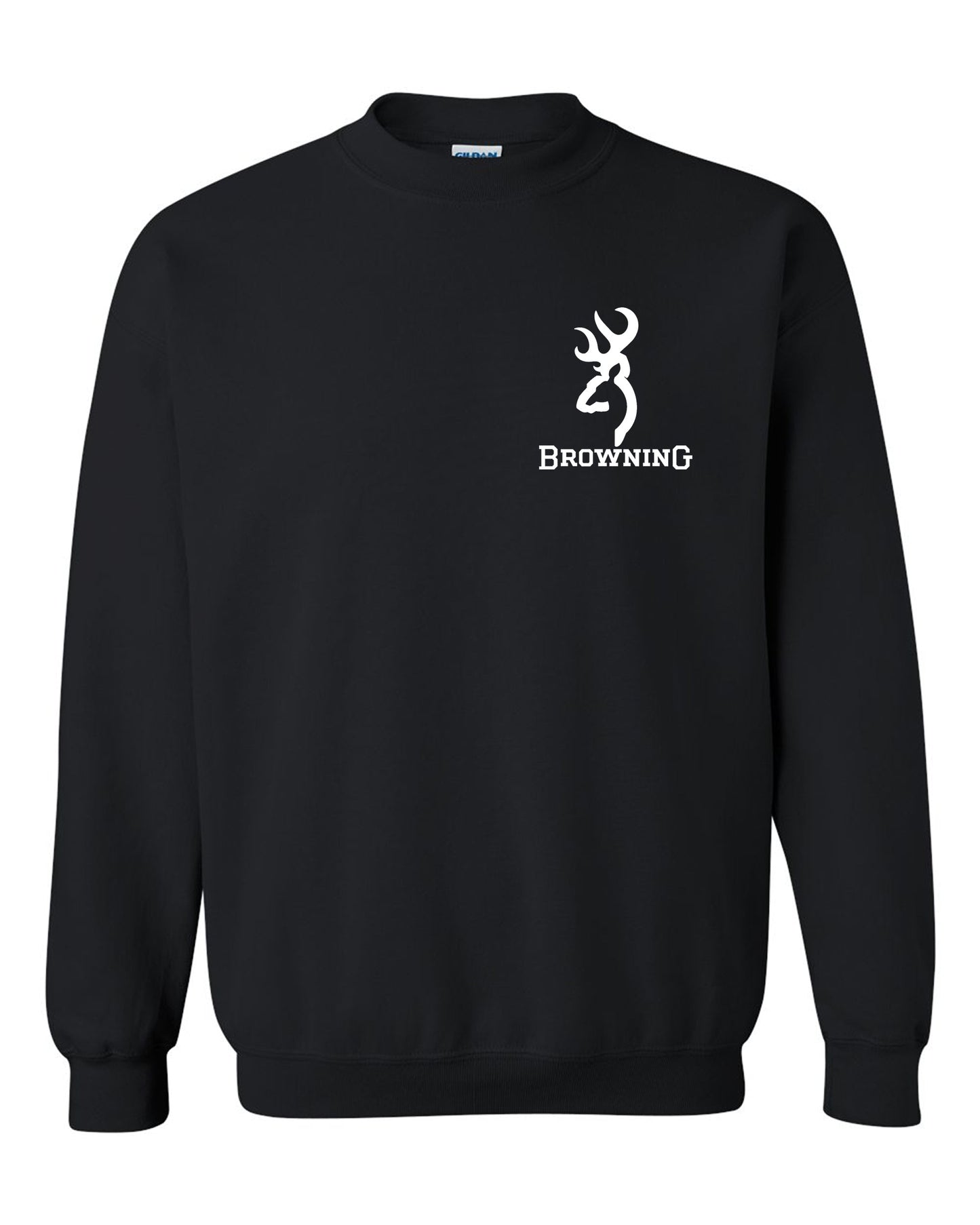 Browning Color Design Black Unisex Crewneck Sweatshirt Tee