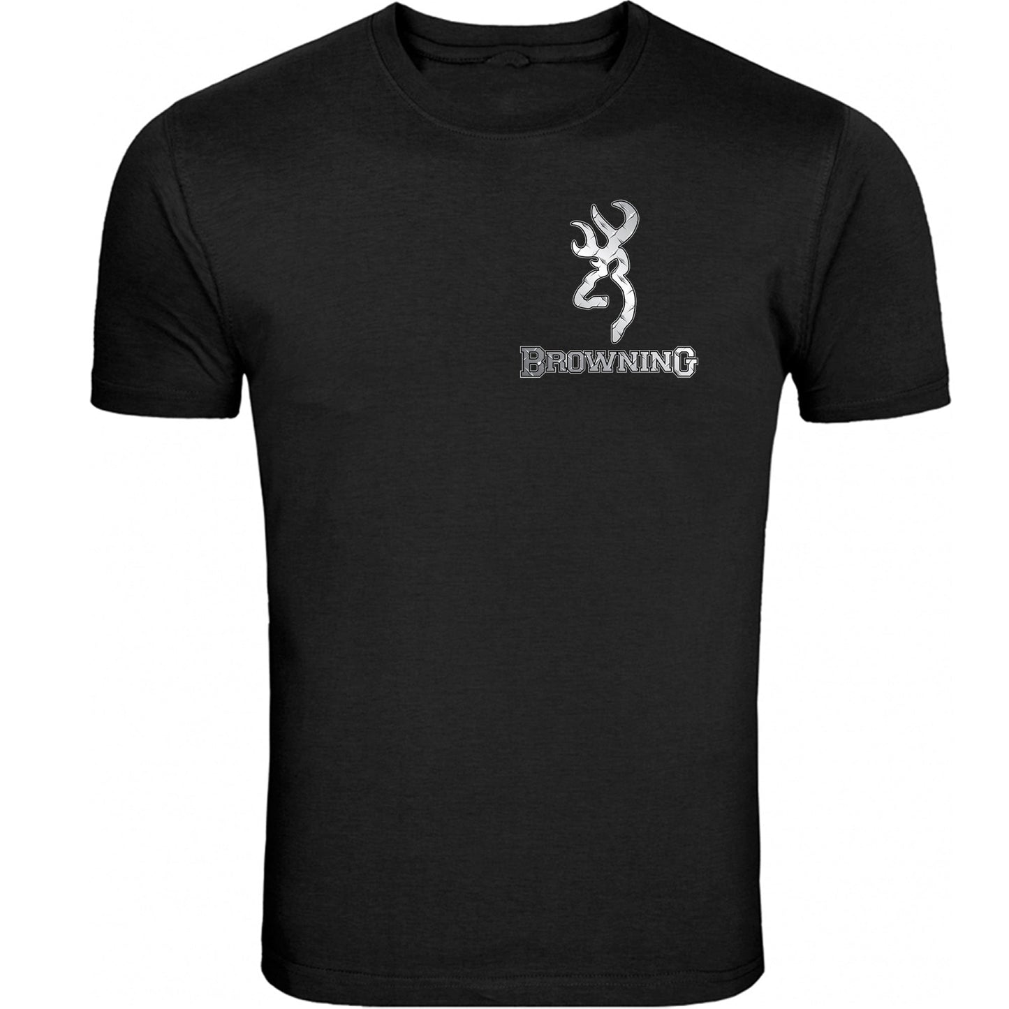 Browning Color Pocket Design Black Front S - 5XL T-Shirt Tee