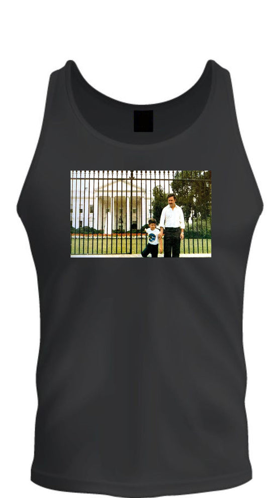 Pablo Escobar and his Son Medellin Cartel DrugTee Tee S-2XL tee Tank Top