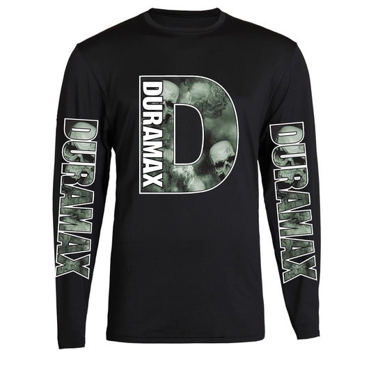 Duramax Color Big Design Color Black Long Sleeve Tee S-2XL