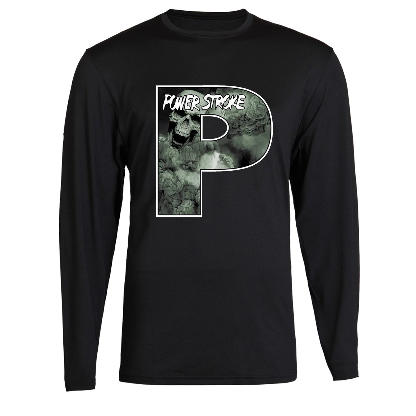 Powerstroke All Colors Big P Diesel Power Front Ford Power Stroke Diesel Long Sleeve Tee