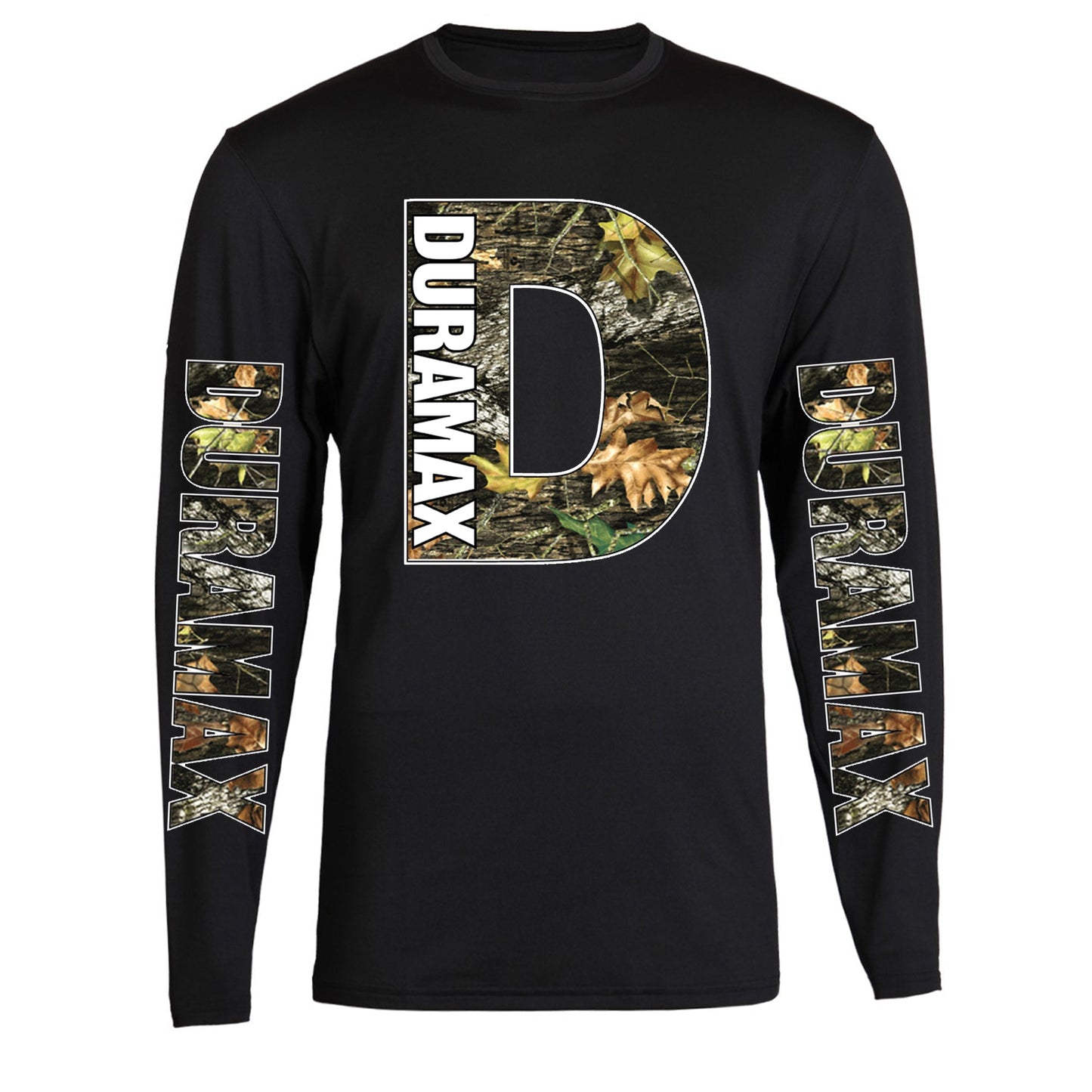 Duramax Color Big Design Color Black Long Sleeve Tee S-2XL