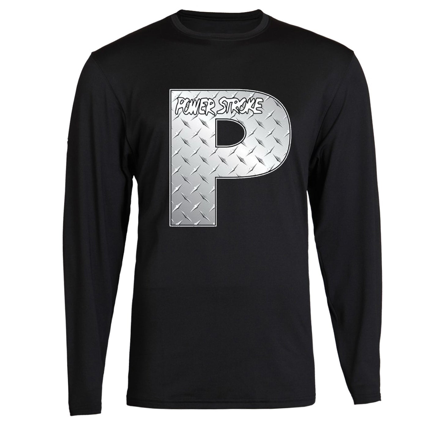 Powerstroke All Colors Big P Diesel Power Front Ford Power Stroke Diesel Long Sleeve Tee