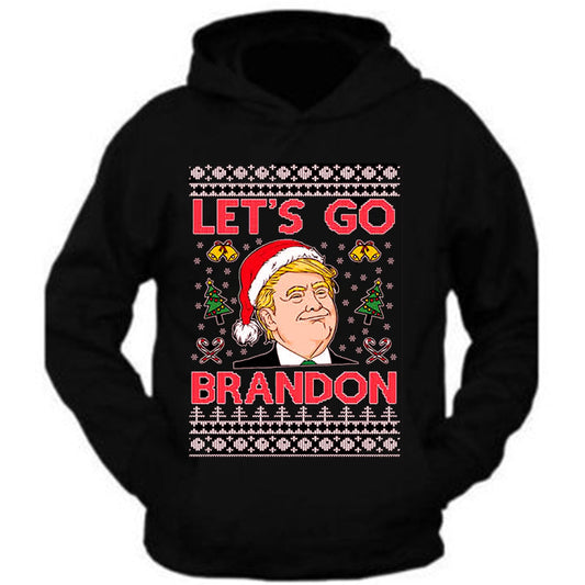 Let's go Brandon Trump Christmas Sweater Unisex S -5XL Hoodie