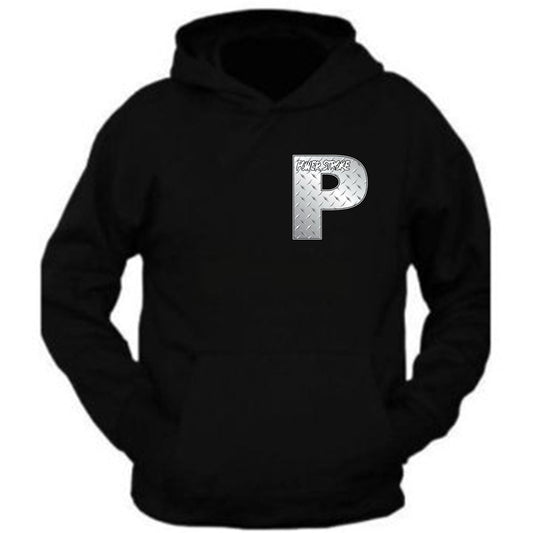 Power stroke Silver Metal Diesel Power Hoodie Ford Power Stroke Diesel Hoodie