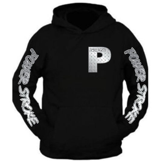 Power stroke Silver Metal Diesel Power Hoodie Ford Power Stroke Diesel Hoodie