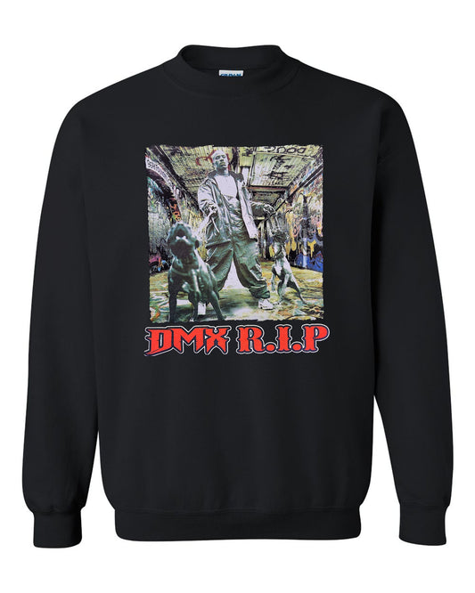 DMX RIP Crewneck VINTAGE 90s rap GRAMMY Ruff Ryder concert HIP HOP music dogs Sweatshirt Tee