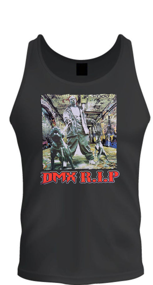 DMX RIP Tee VINTAGE 90s rap GRAMMY Ruff Ryder concert HIP HOP music dogs Tank Top