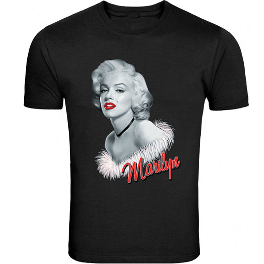 Red Lips Marilyn Monroe Tee S - 5XL T-Shirt Tee