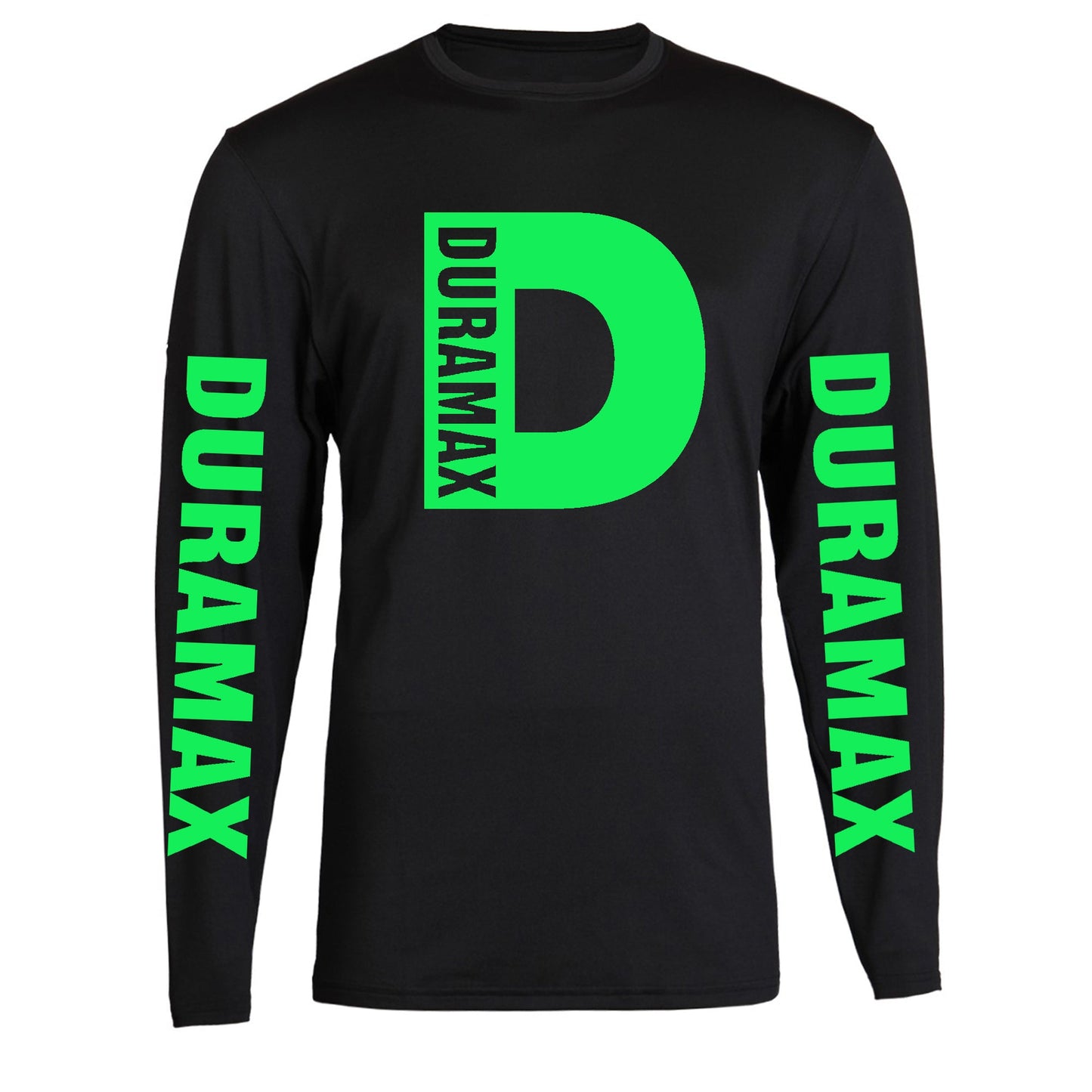 Duramax Color Big Design Color Black Long Sleeve Tee S-2XL