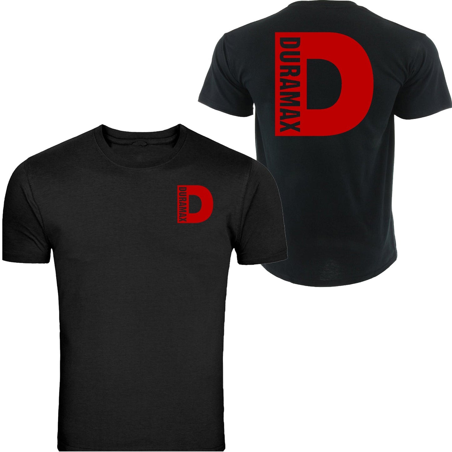 Duramax Red Big Design T-Shirt Unisex Color Black & White Tee