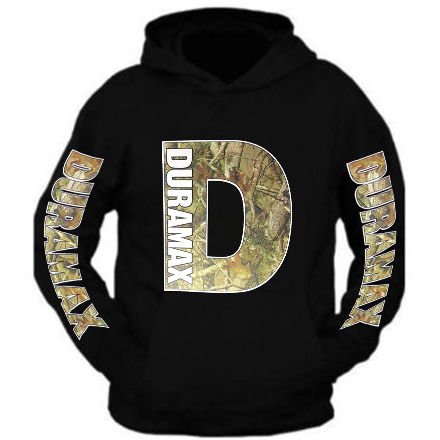 Duramax Big Design All Colors Black Hoodie Hooded Sweatshirt