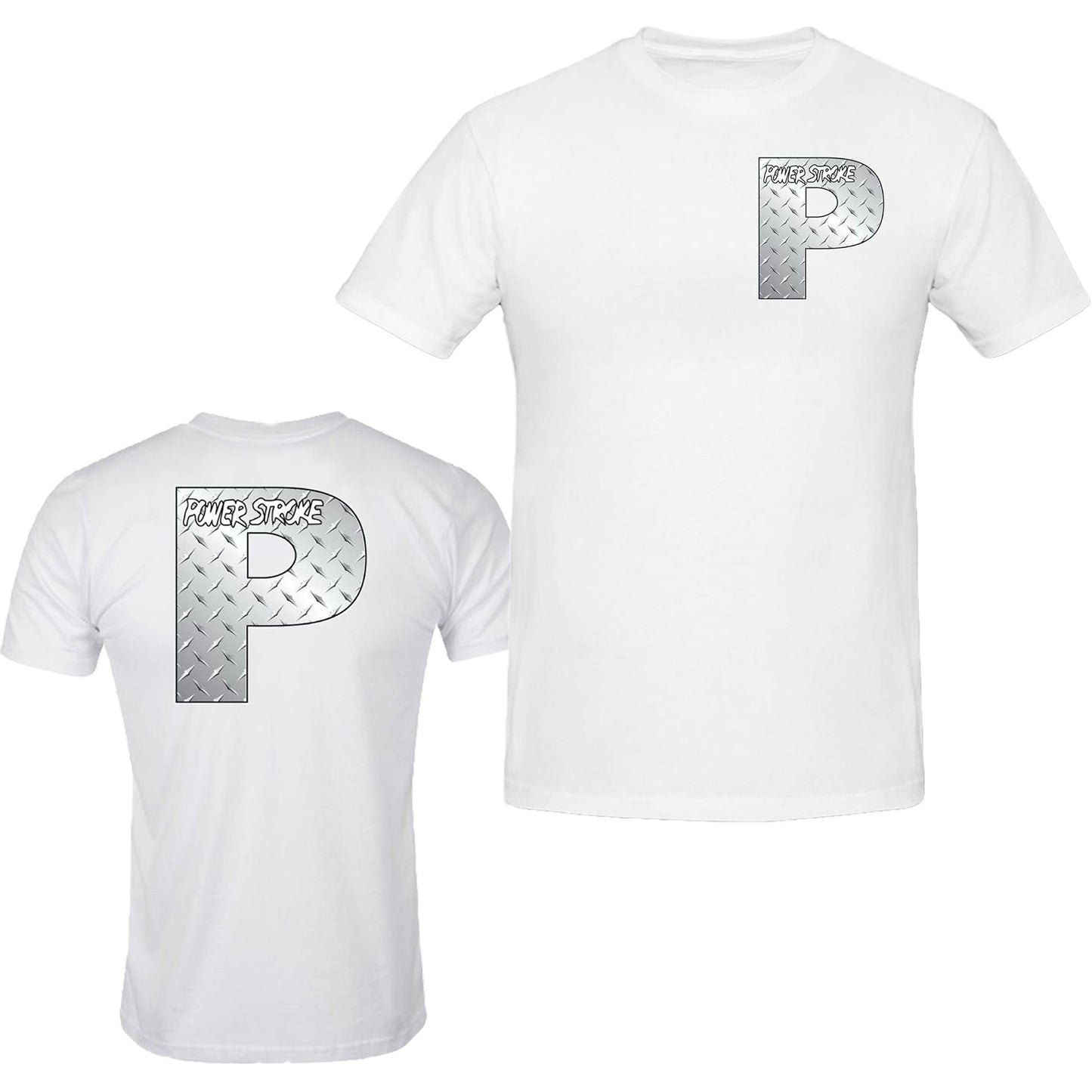 Powerstroke All Colors Diesel Power Tee Front & Back Ford Power Stroke Diesel T-Shirt Tee