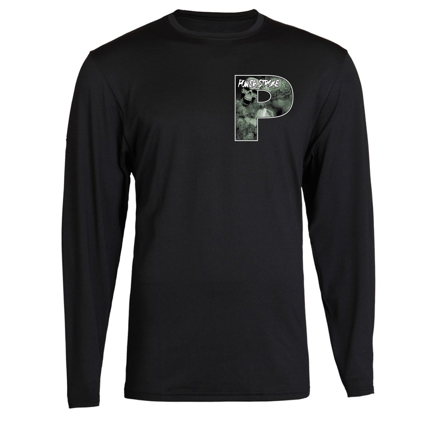 Powerstroke All Colors Big P Diesel Power Front Ford Power Stroke Diesel Long Sleeve Tee